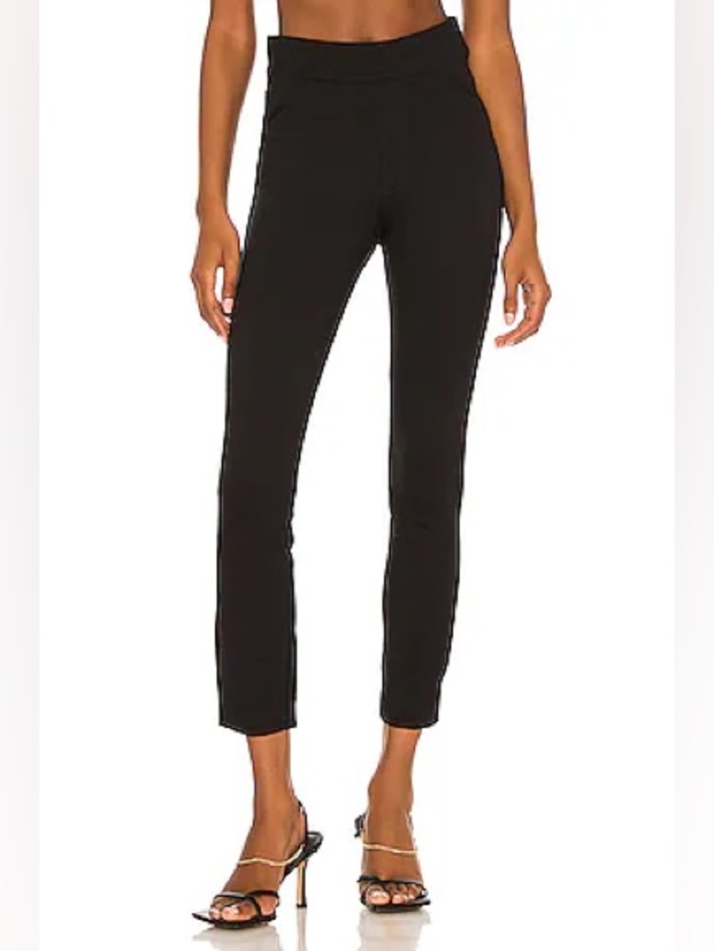 Spanx Perfect Ankle Backseam Skinny Pants Style 20251R - Black - L